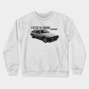 Toyota AE86 Sprinter Trueno Silver Crewneck Sweatshirt